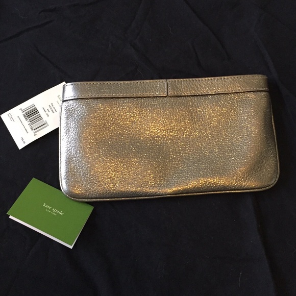 Kate Spade Metallic Clutch - Picture 2 of 4